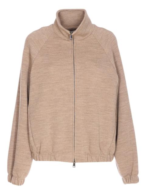 zip-up sweatshirt