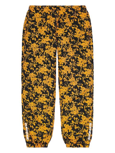 floral-pattern track pants