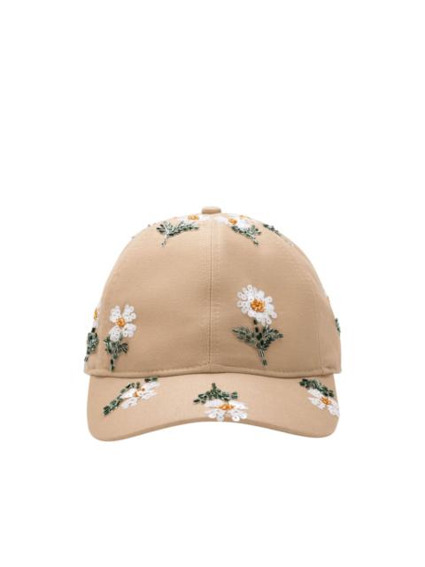 sequin-embellishment baseball cap