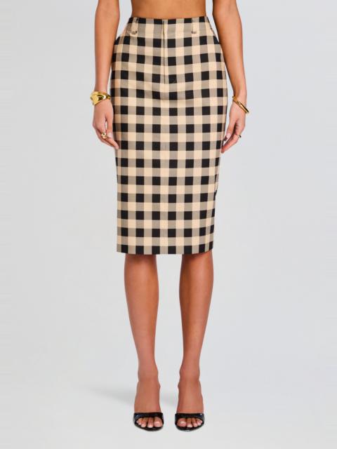 CARL LINEN MIDI SKIRT