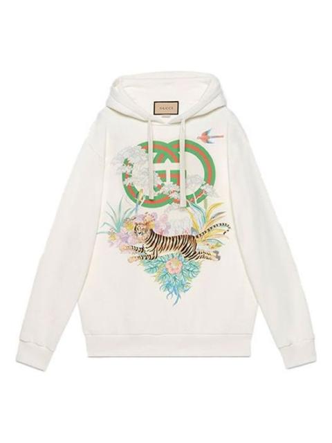 Gucci Tiger Interlocking G hooded sweatshirt