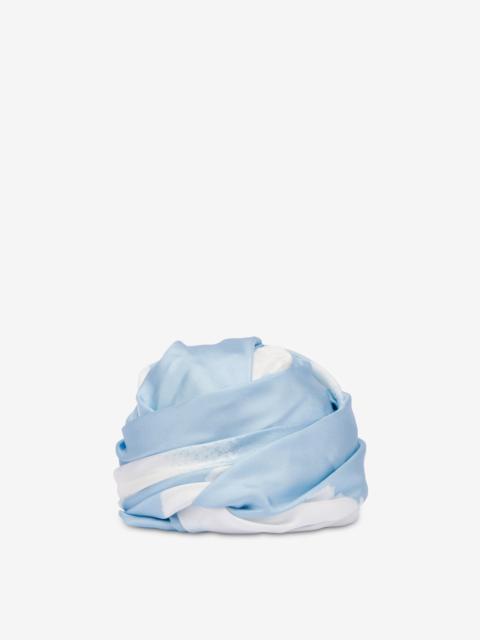 SILK TWILL TURBAN ARCHIVE CLOUDS