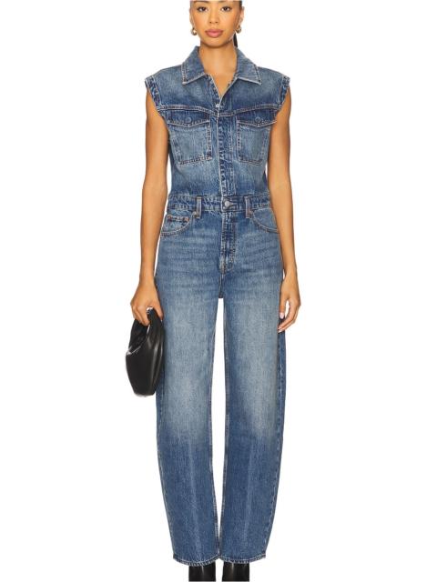 Ace Sleeveless Barrel Leg Jumpsuit