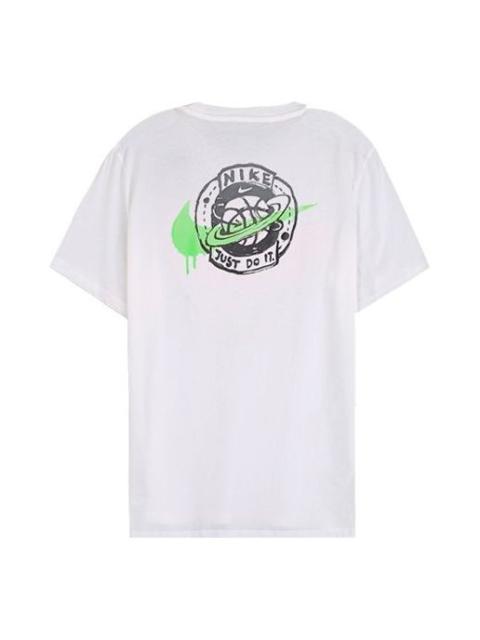 Nike Summer Hoops Basketball Short Sleeve White CW4817-100