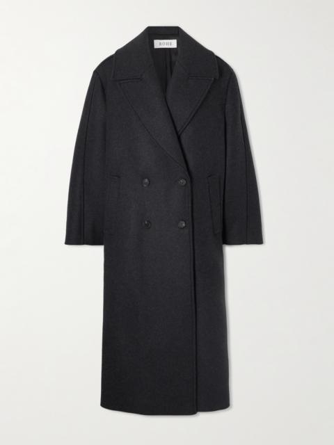 Ezra Oversized Double-breasted Wool-blend Coat