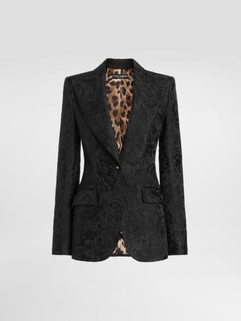 Turlington brocade jacket
