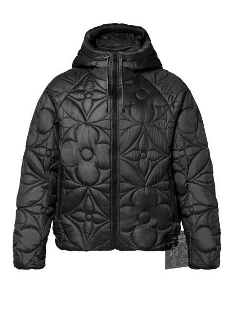 LVSE Flower Quilted Hoodie Jacket