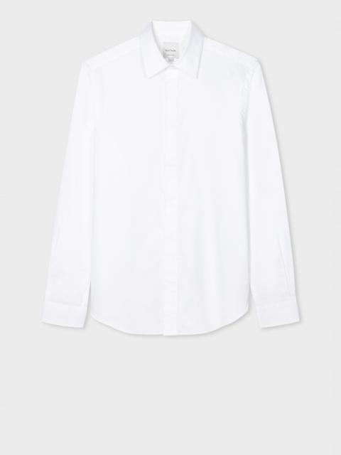 Slim-Fit Cotton Twill Easy Care Shirt