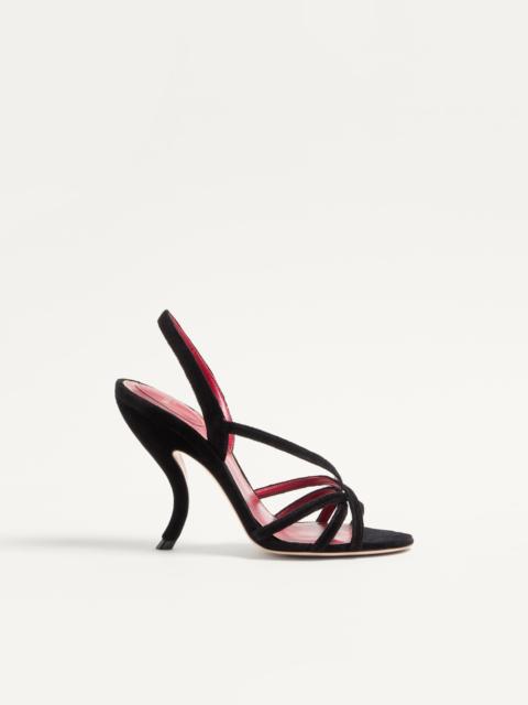 FETISHIQUE VELVET SANDAL 105MM