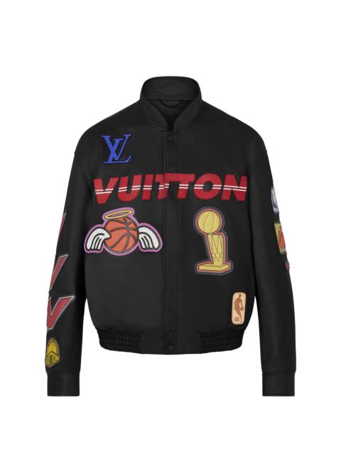 LVxNBA Logos Leather Hero Jacket