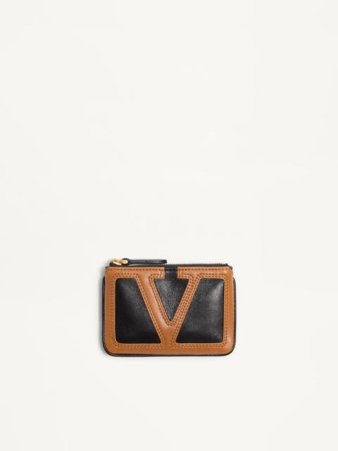 VALENTINO GARAVANI VIVA SUPERSTAR NAPPA LEATHER KEY RING