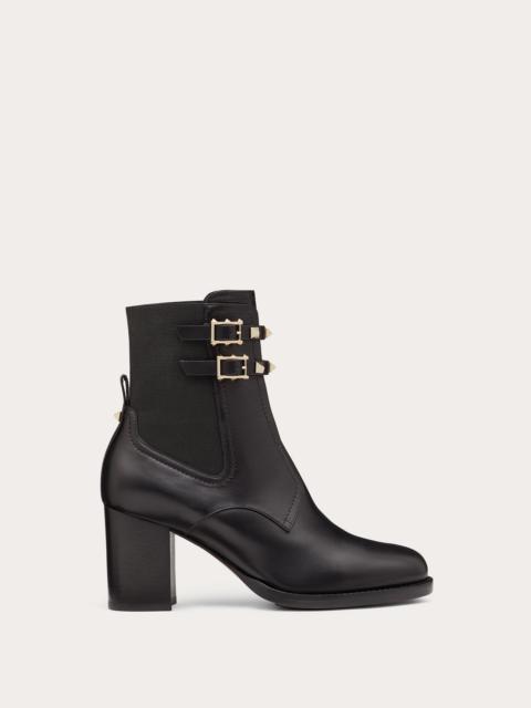 Rockstud Calfskin Ankle Boot 70 mm