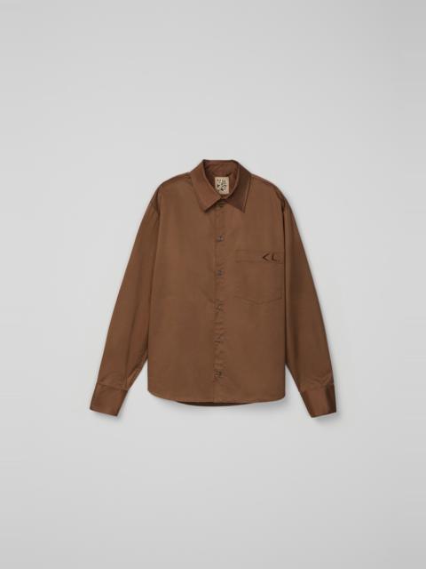 Brown Cotton Shirt