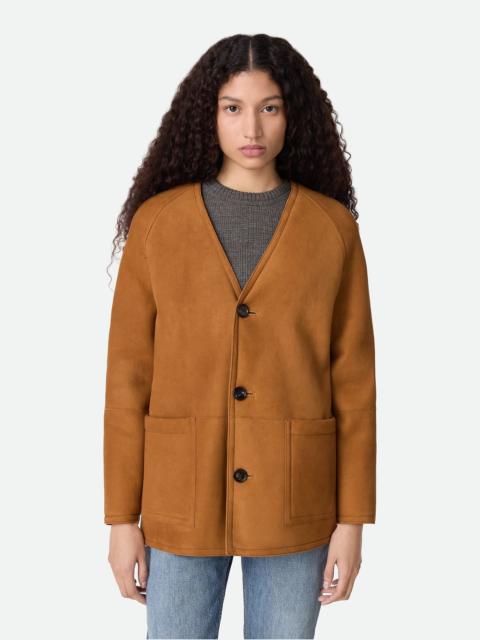Felted Merino Shearling Coat