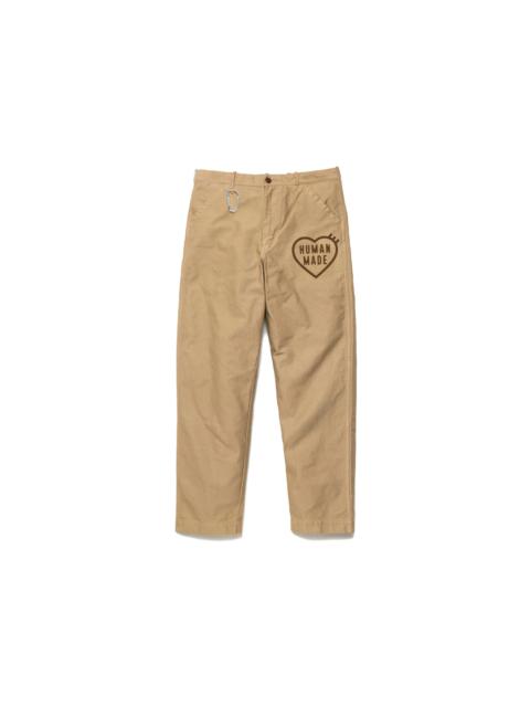 Human Made Heart Logo Chino Pants Beige