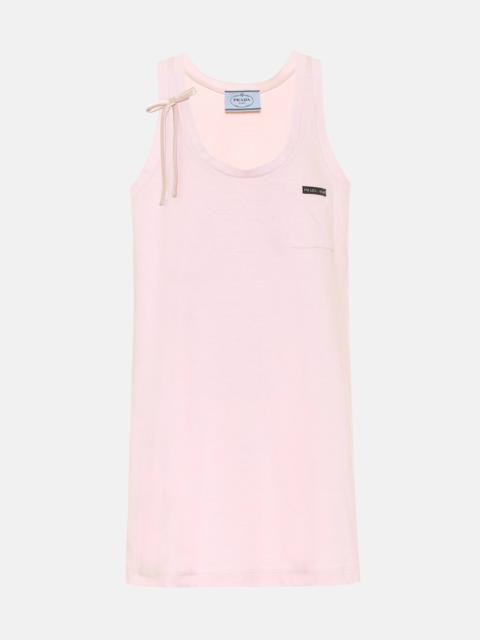 Cotton-jersey dress