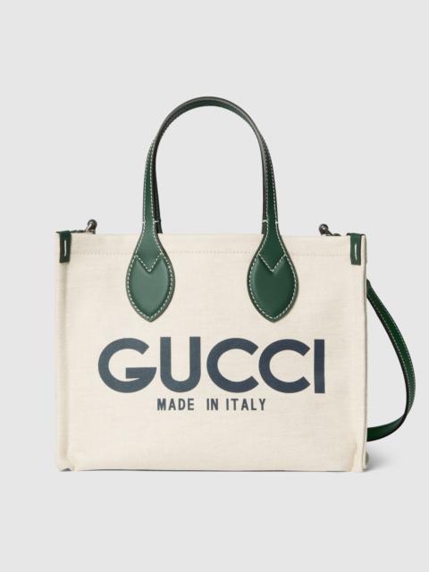 Small tote bag with Gucci print
