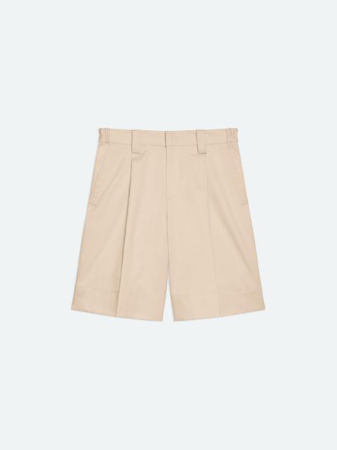 CHINO PLEATED SHORTS