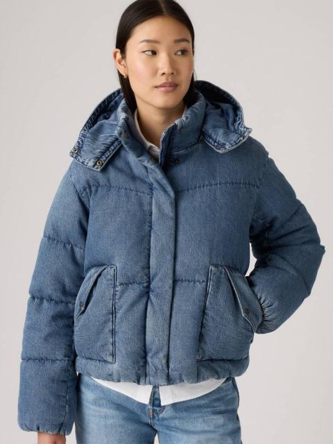 WESTERN BUBBLE SHORTIE PUFFER JACKET