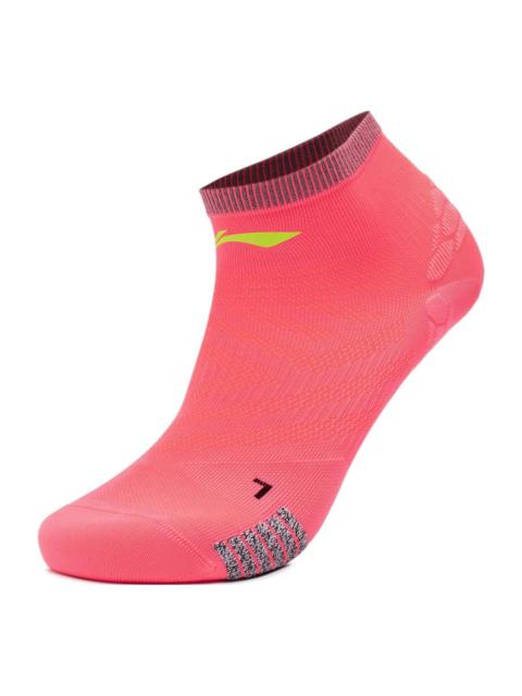 Li-Ning Running Short Socks 'Neon Red' AWST101-2