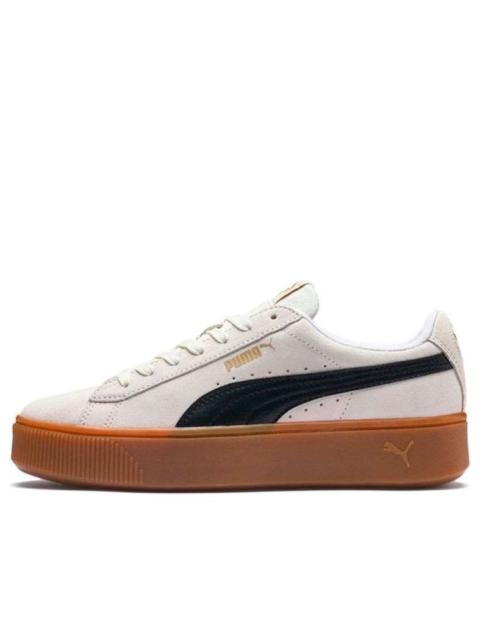 (WMNS) PUMA Vikky Stacked Retro Casual Skateboarding Shoes White 369144-04