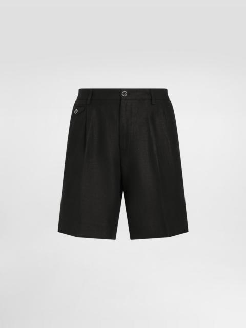 Linen shorts