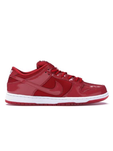 Nike SB Dunk Low Red Patent Leather