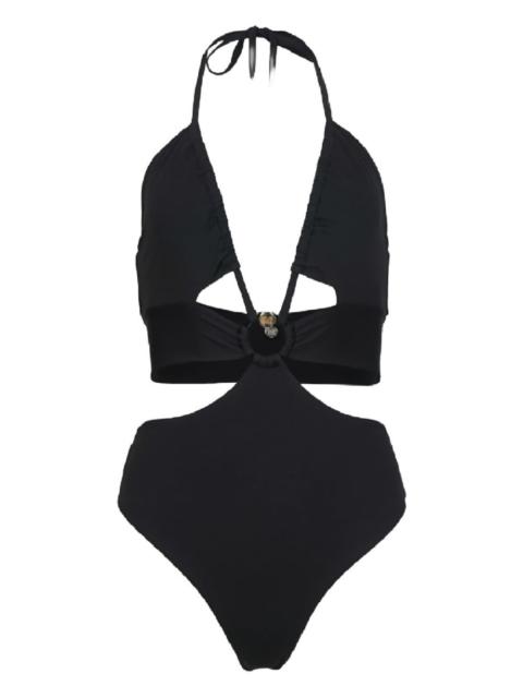 Cleopatra halterneck-cutout swimsuit