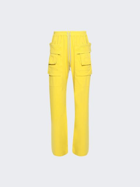 Pantaloni Creatch Wide Cargo Drawstring Lemon