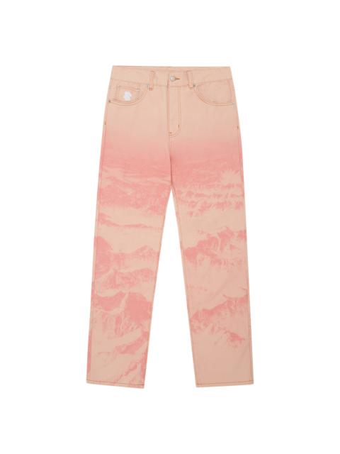 MOUNTAIN PRINT ASTRO DENIM PANT