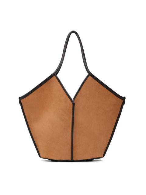 Tan Calella Suede Tote