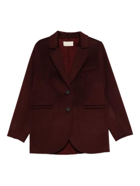 pocketed buttoned single-breasted coat