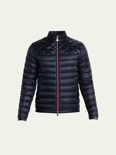Men's Quilted Nylon Down Jacket
