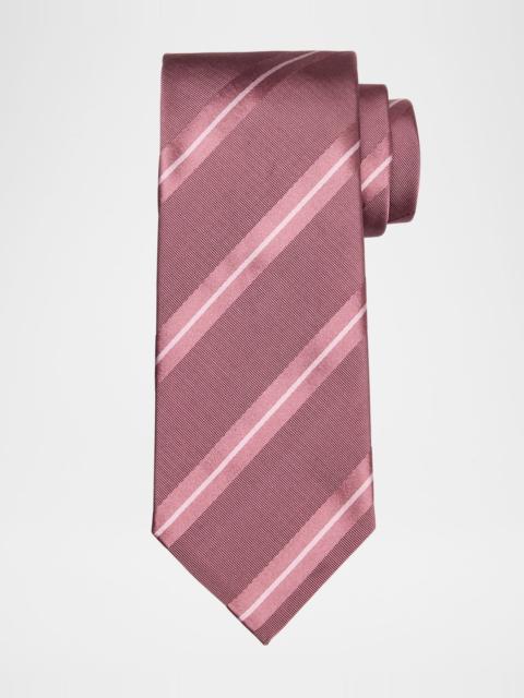 Men's Tonal Stripe Silk Tie