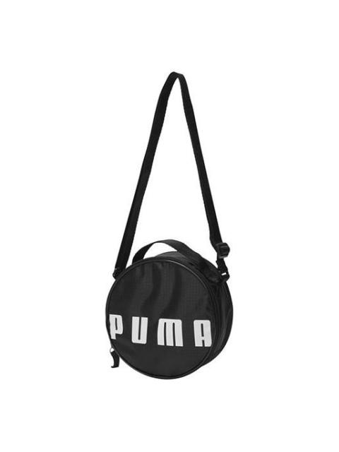 (WMNS) PUMA Round Case Bag 'Black White' 07820801