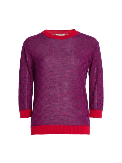 Lennon Contrast-Trim Crewneck Tee multi