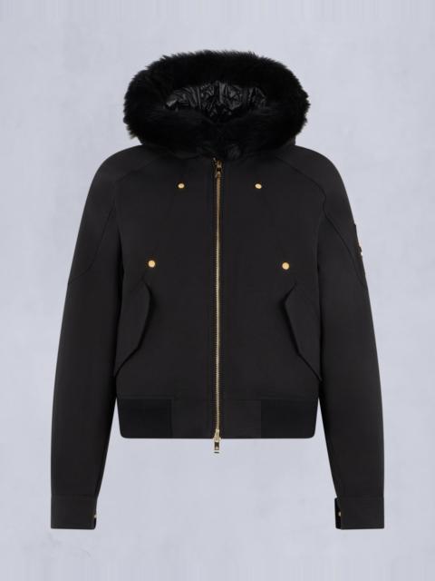 GOLD SERIES LOGAN SHEARLING TRIM BOMBER JACKET