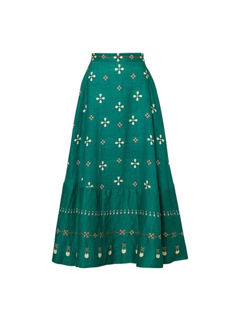 Bel Mar Esmeralda Maxi Skirt