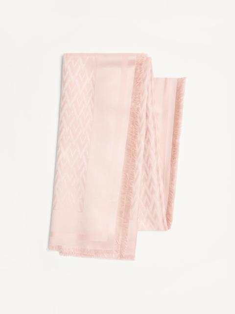 TOUTE LA V WOOL AND SILK SHAWL