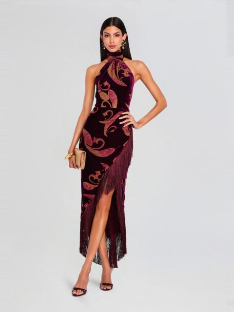 IRIDESSA VELVET DRESS