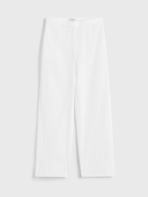 Twisted seam trousers white