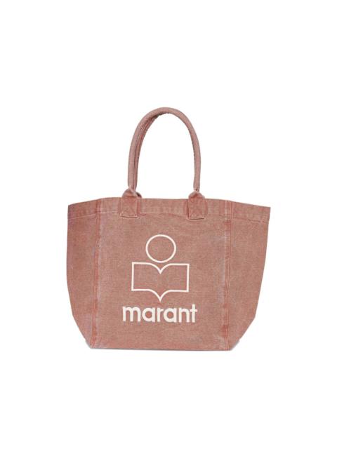 embroidered-logo tote bag