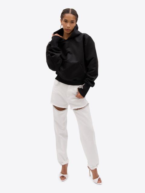 CRYSTAL FRAY SLIT JEAN