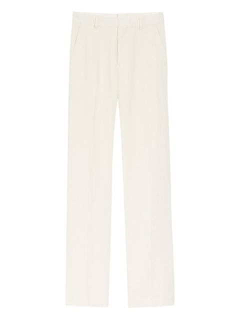 straight-leg trousers