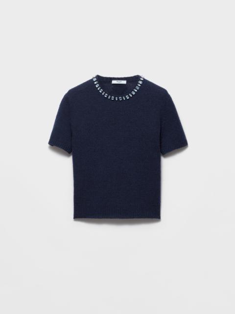 Wool and cashmere crew-neck sweater