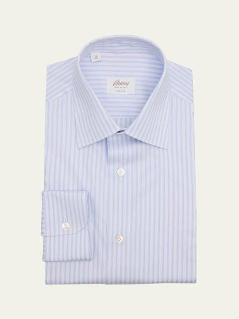 Men's Giza 45 Cotton Multi-Stripe Dress Shirt