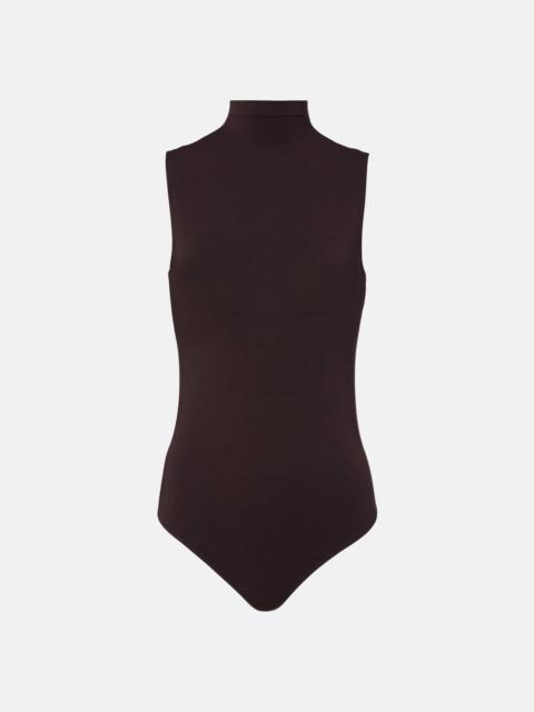 High-neck bodysuit