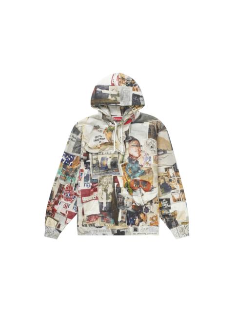 Supreme Dash's Wall Hooded Sweatshirt Dashs Wall