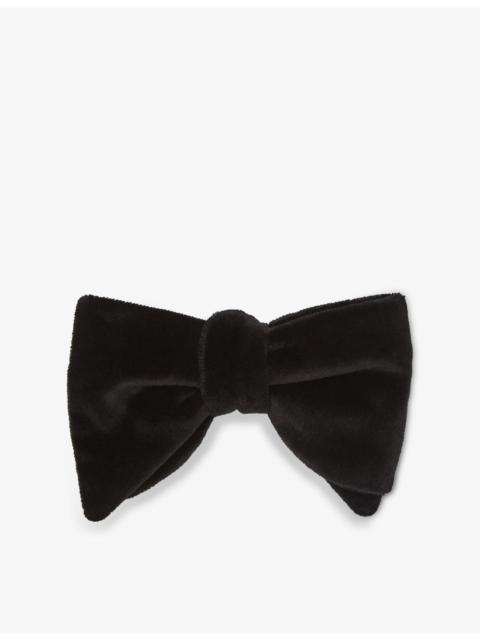 Hike Double-Layered Velvet Bow Tie