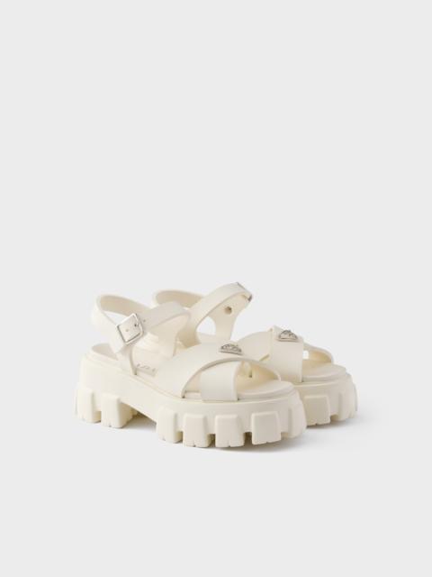 Monolith rubber sandals